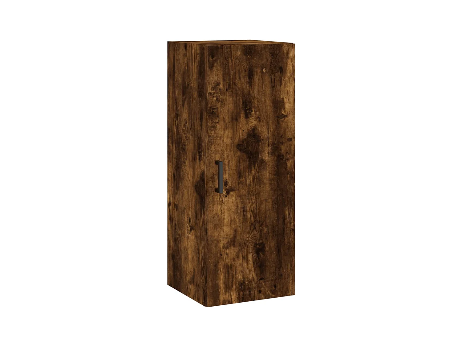 Buffet | Bahut | Meuble de rangement haut Chêne fumé 34,5x34x180 cm Bois d'ingénierie