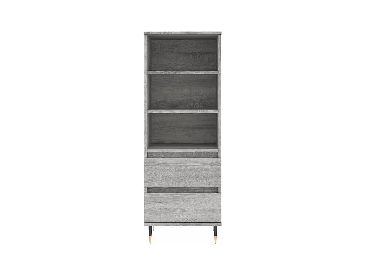Buffet | Bahut | Meuble de rangement haut Sonoma gris 40x36x110 cm Bois d'ingénierie