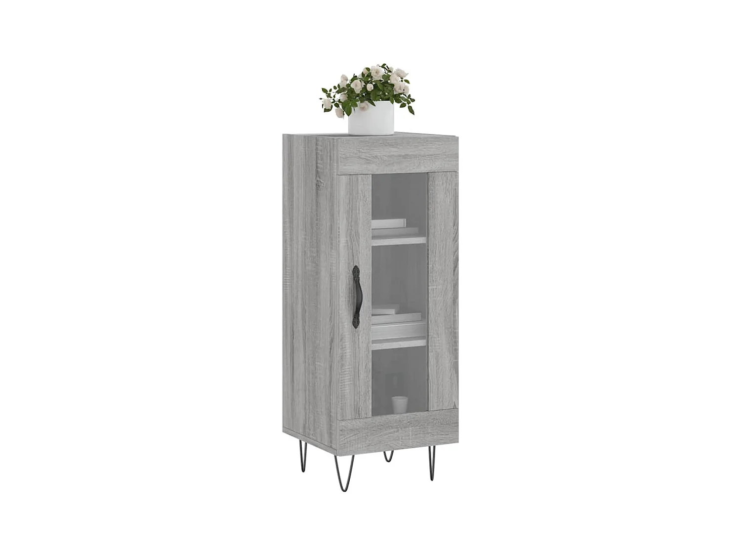 Credenza | Buffet | Armadio Grigio Sonoma 34,5x34x90 cm in Legno Multistrato