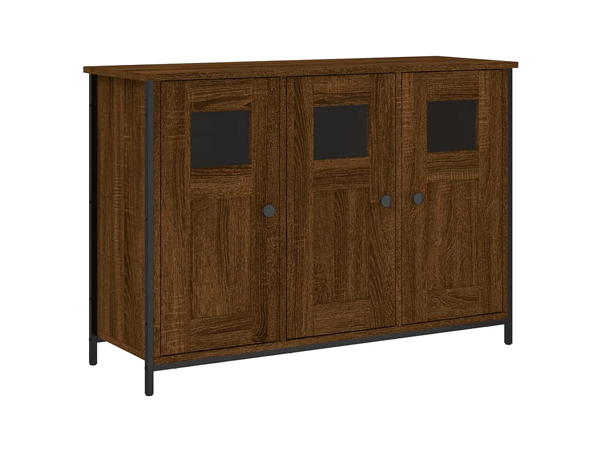 Buffet | Bahut | Meuble de rangement chêne marron 100x35x70 cm bois d'ingénierie