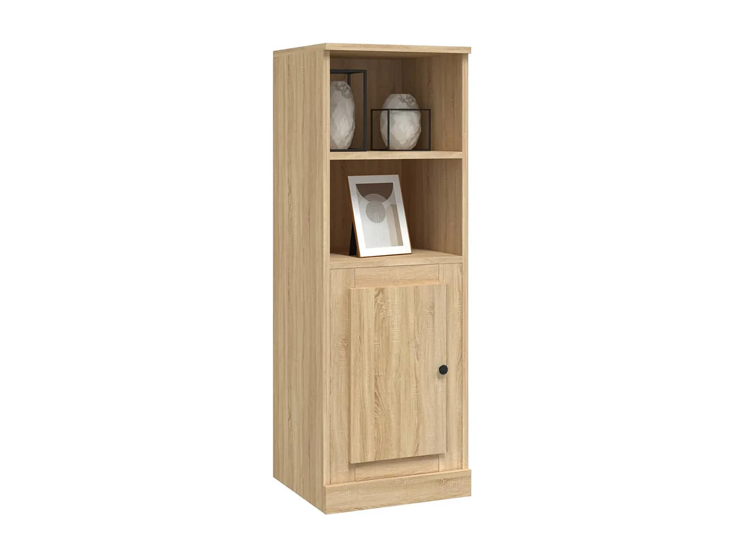 Buffet | Bahut | Meuble de rangement haut chêne sonoma 36x35,5x103,5 cm bois d'ingénierie
