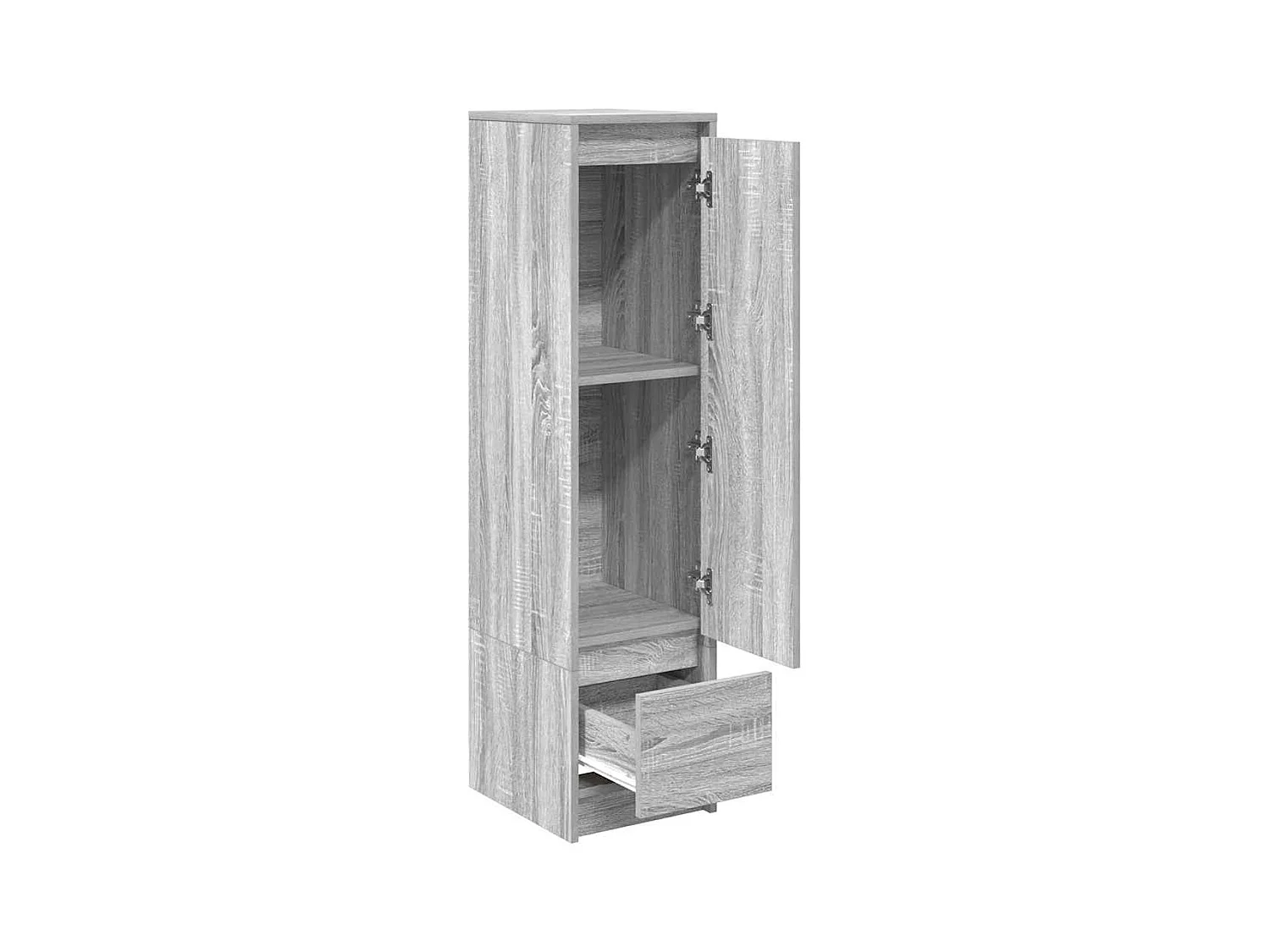 Buffet | Commode à tiroir | Meuble de rangement haut sonoma gris 29,5x34x119,5 cm bois d'ingénierie