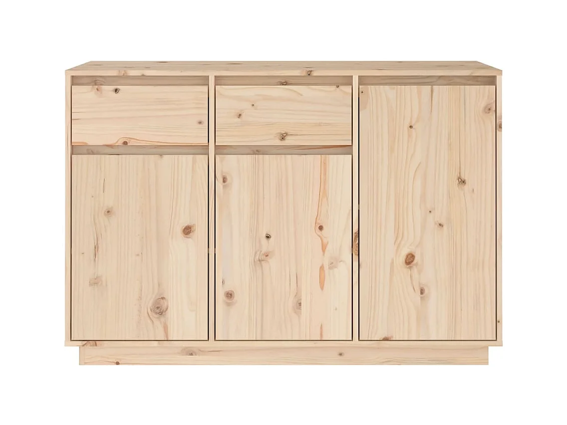 Buffet | Bahut | Meuble de rangement 110x34x75 cm bois massif de pin