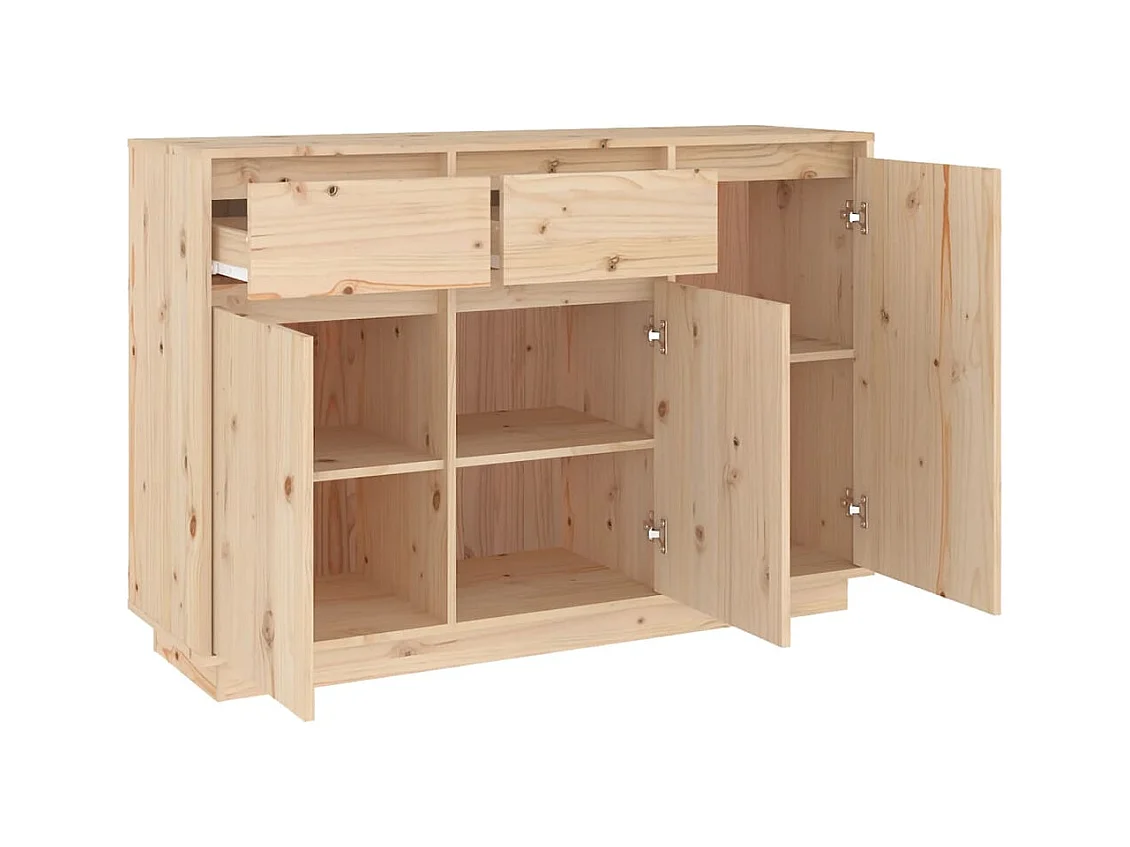 Buffet | Bahut | Meuble de rangement 110x34x75 cm bois massif de pin