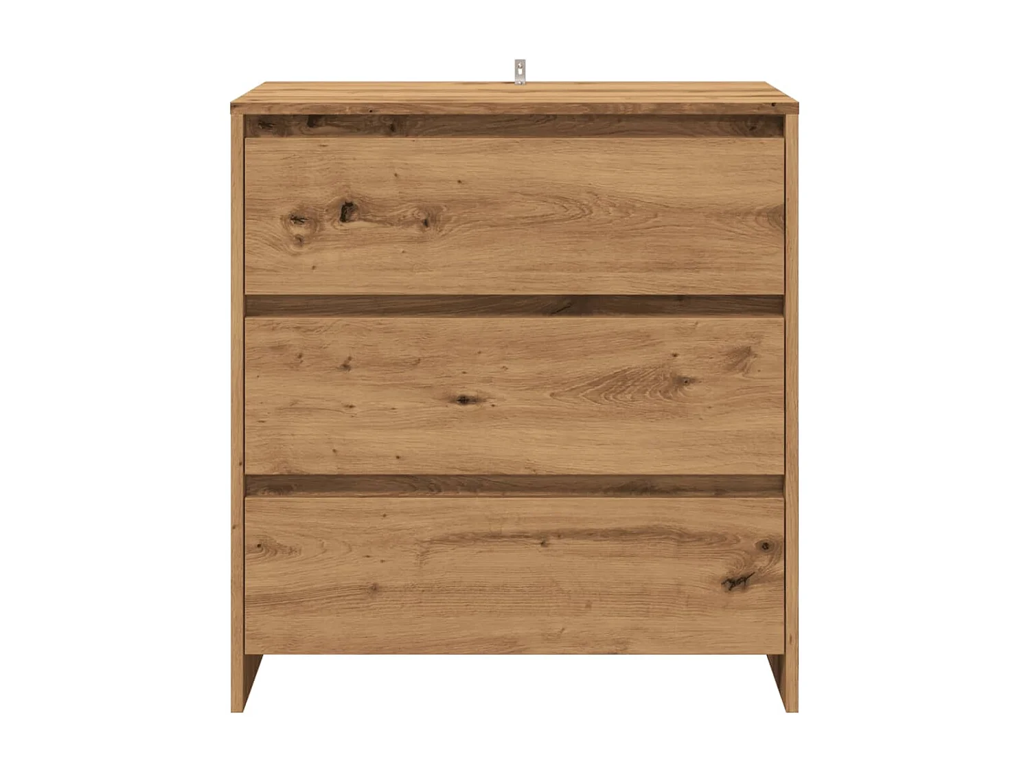 Buffet | Bahut | Meuble de rangement chêne artisanal 70x41x75 cm bois d'ingénierie