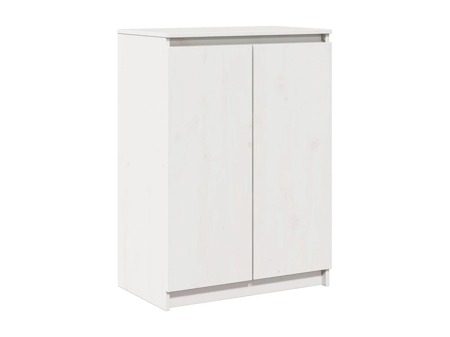 Buffet | Bahut | Meuble de rangement Blanc 60x36x84 cm Bois de pin massif