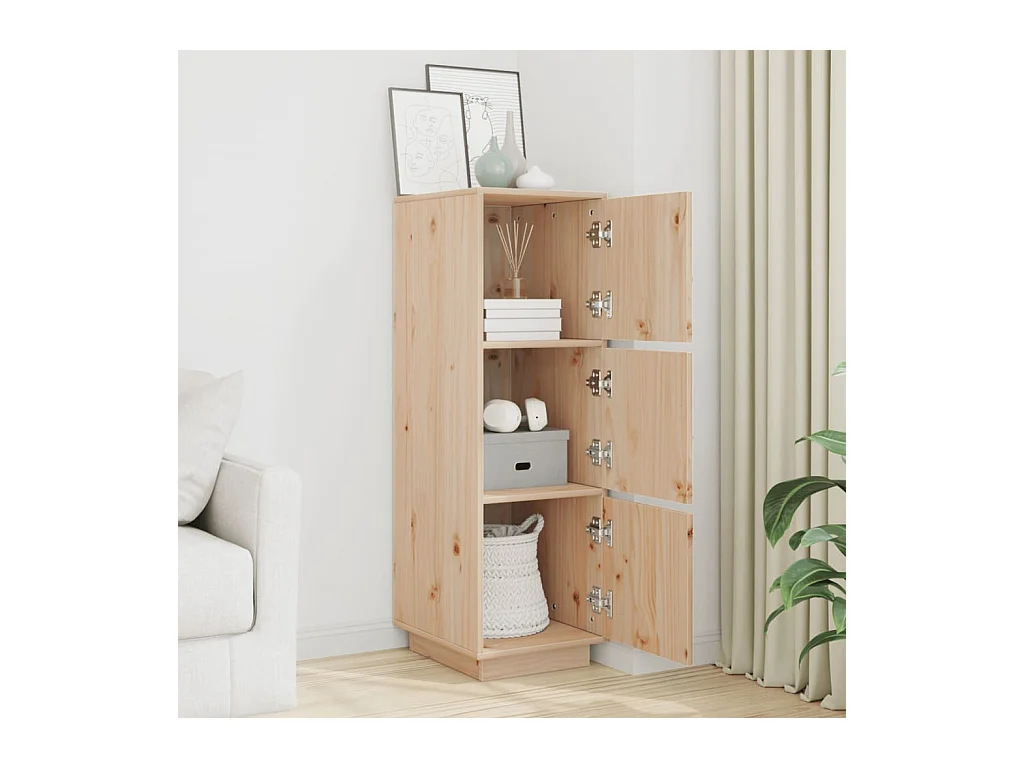 Buffet | Bahut | Meuble de rangement haut 34x40x108,5 cm Bois massif de pin