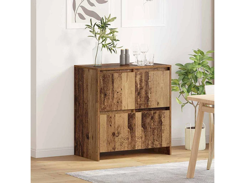 Credenza | Buffet | Armadio Legno vecchio 70 x 41 x 75 cm Legno multistrato
