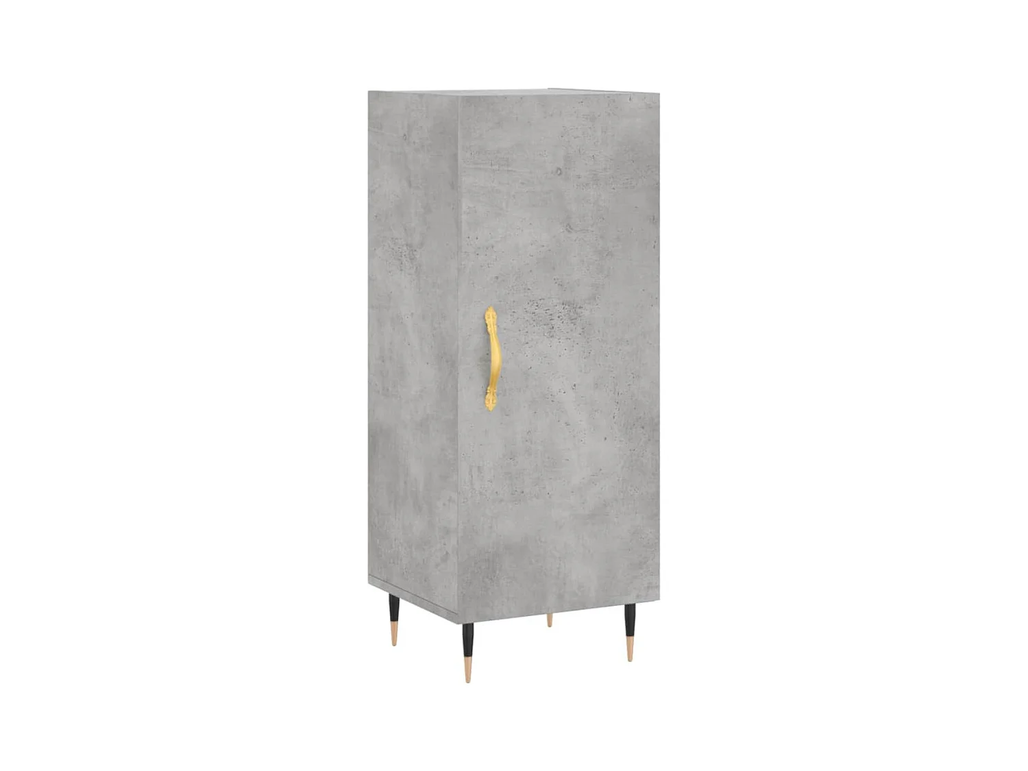 Credenza | Buffet | Armadio Grigio Cemento 34,5x34x90 cm in Legno Multistrato