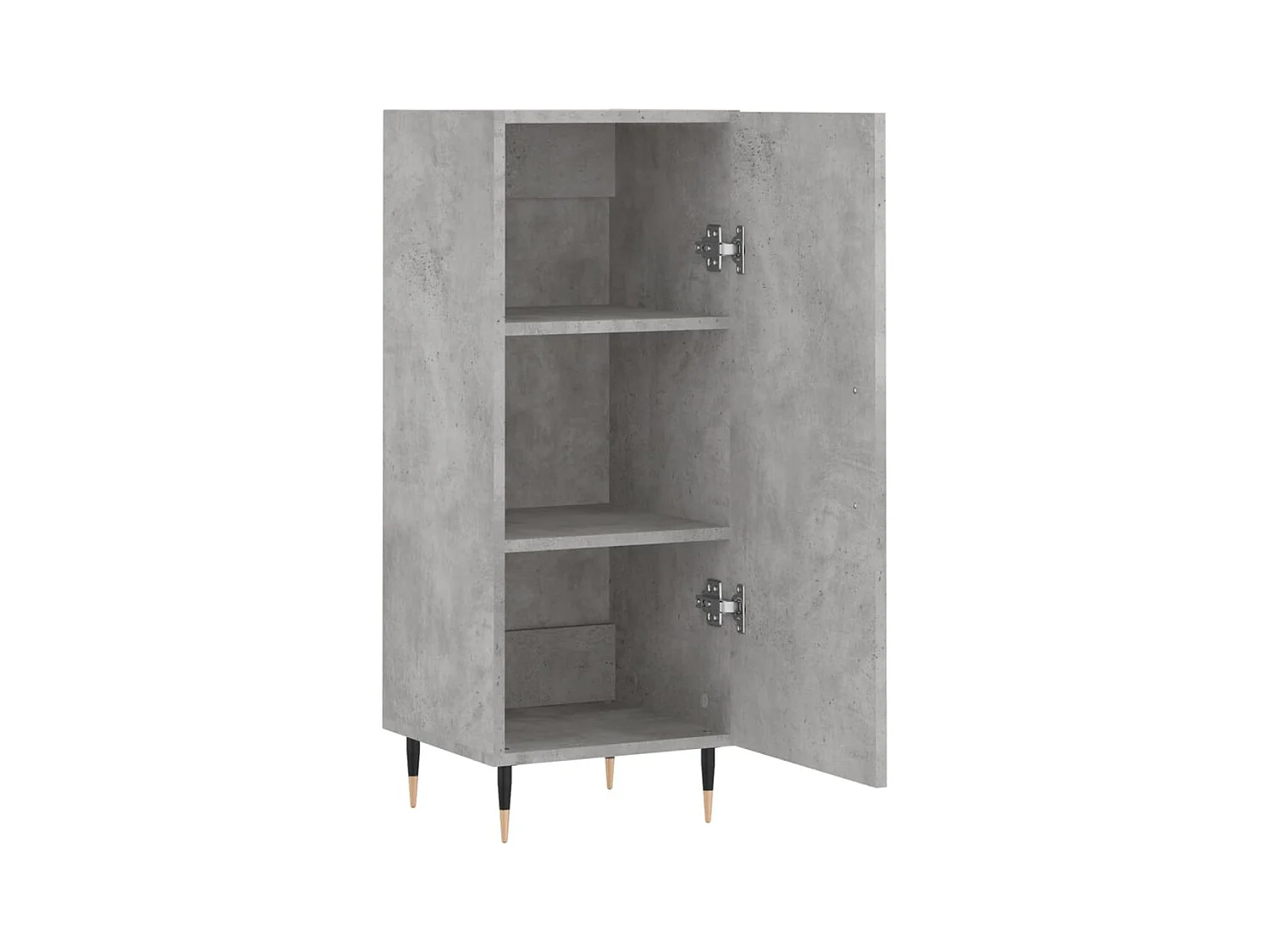 Credenza | Buffet | Armadio Grigio Cemento 34,5x34x90 cm in Legno Multistrato