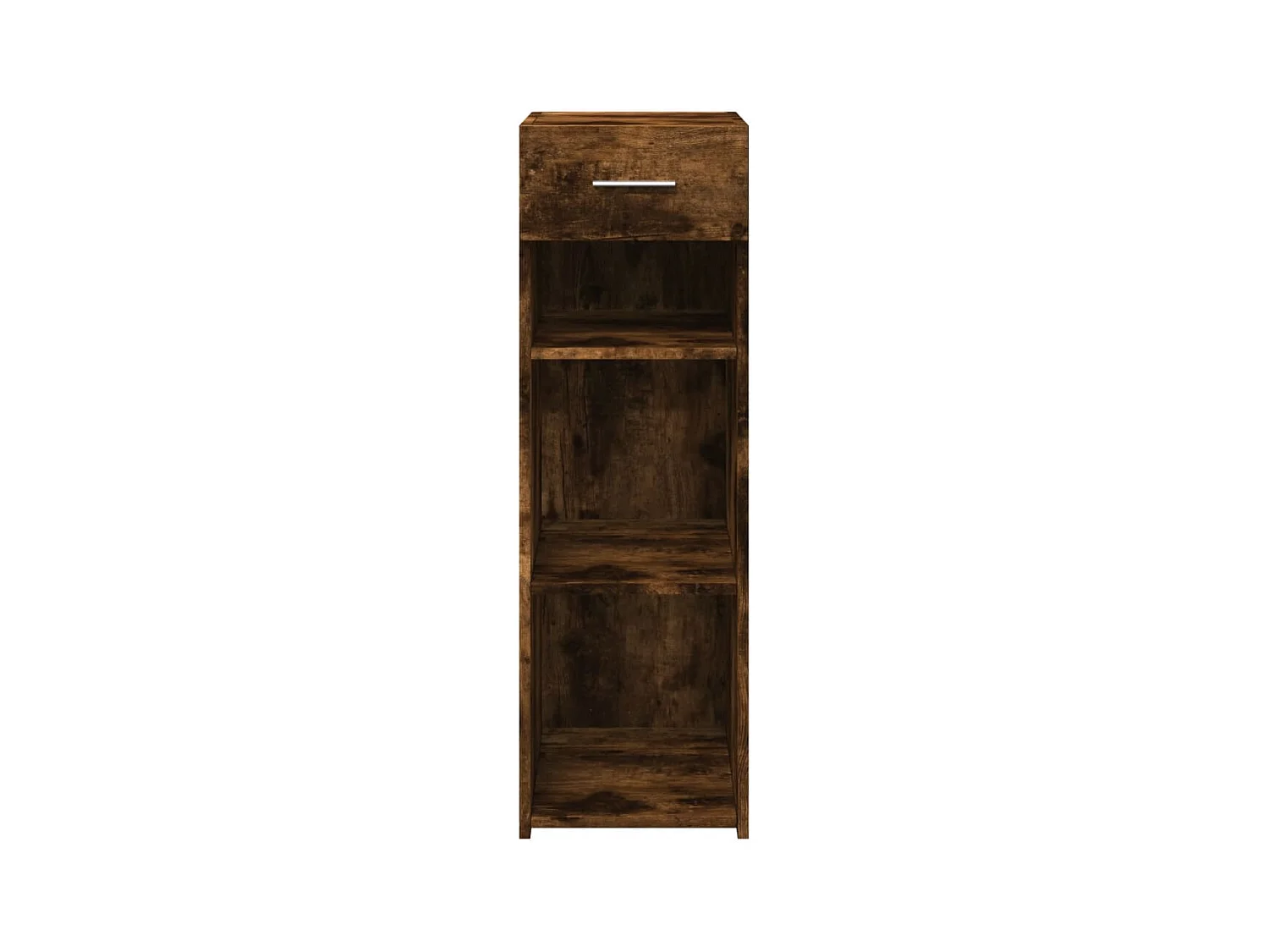 Buffet | Bahut | Meuble de rangement chêne fumé 30x42,5x93 cm bois d'ingénierie
