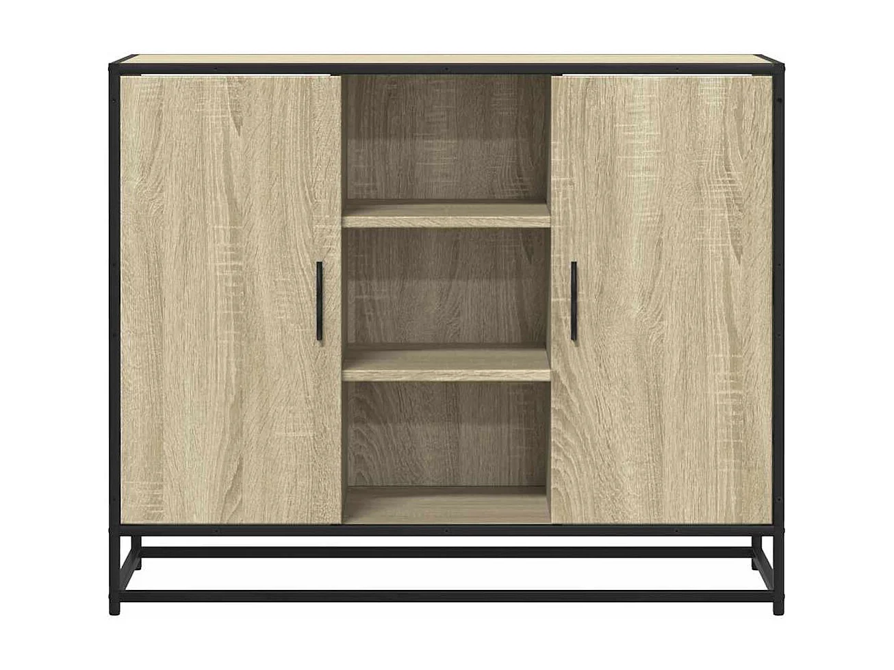 Buffet | Bahut | Meuble de rangement chêne sonoma 92x35x76 cm bois d'ingénierie