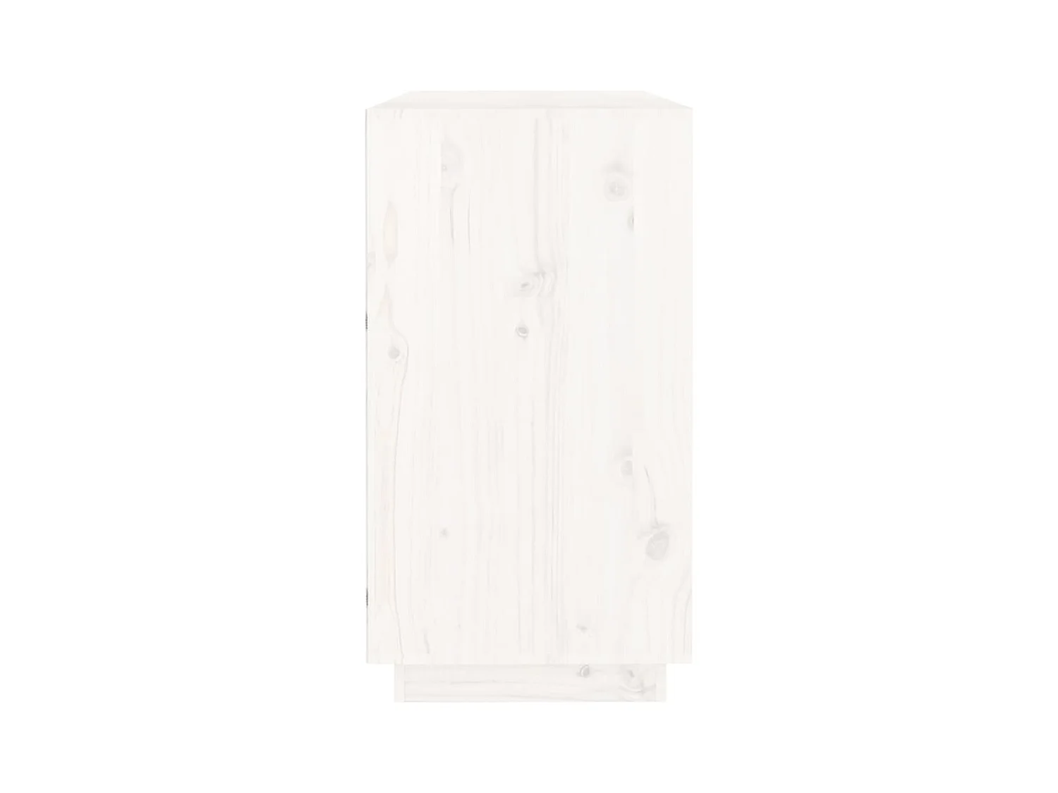 Buffet | Bahut | Meuble de rangement Blanc 100x40x75 cm Bois massif de pin