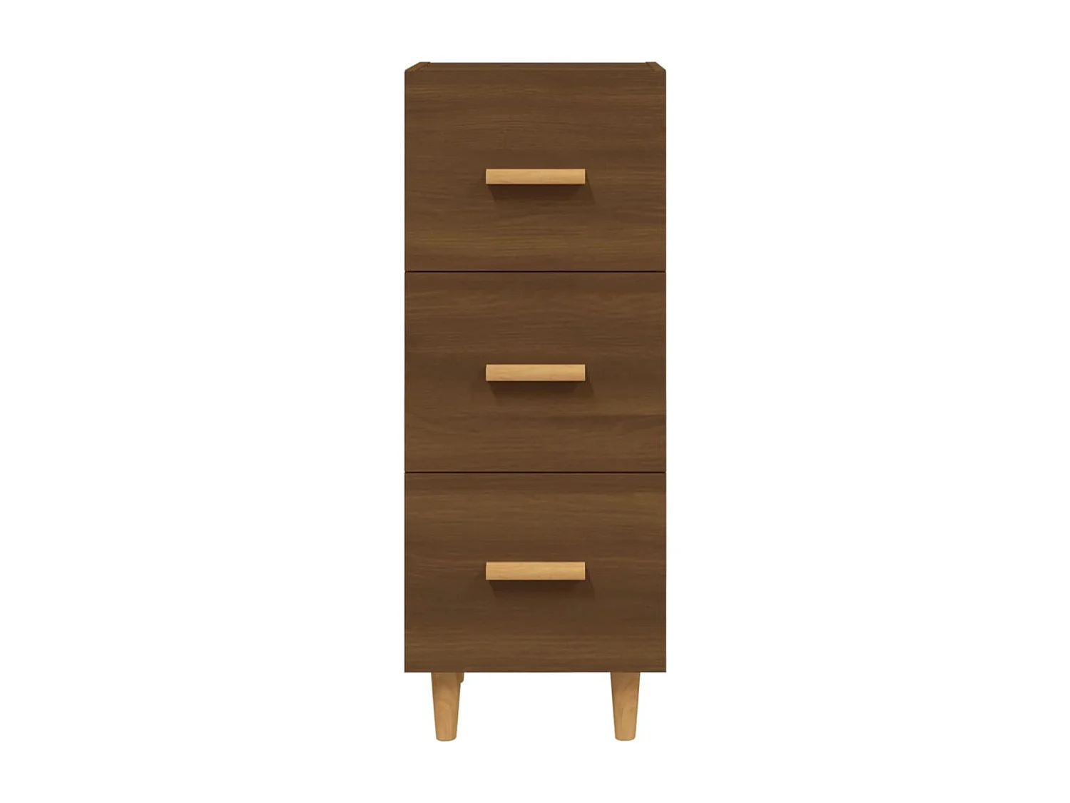Buffet | Bahut | Meuble de rangement Chêne marron 34,5x34x90 cm Bois d'ingénierie