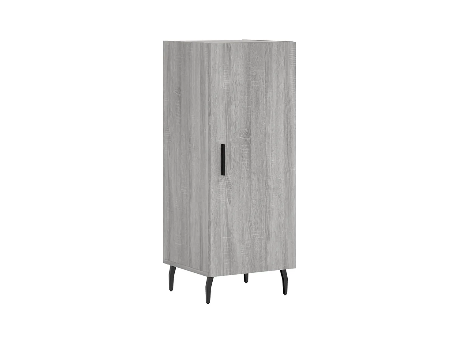 Credenza | Buffet | Armadio Grigio Sonoma 34,5x34x180 cm in Legno Multistrato