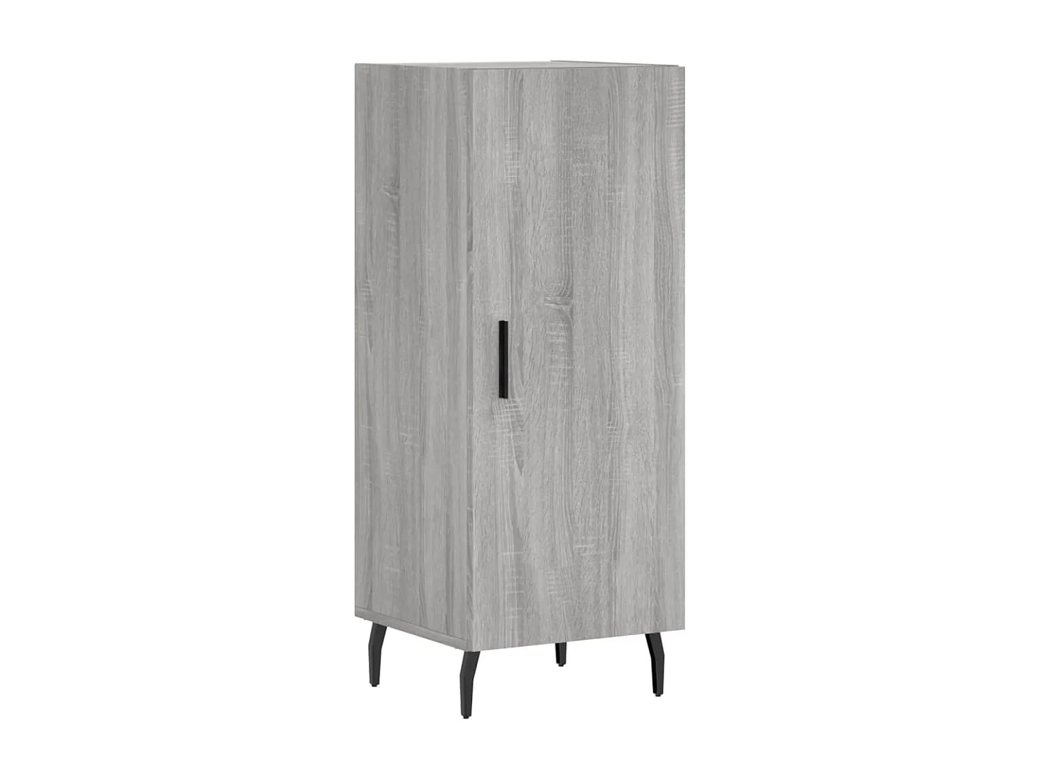 Buffet | Bahut | Meuble de rangement haut Sonoma gris 34,5x34x180 cm Bois d'ingénierie