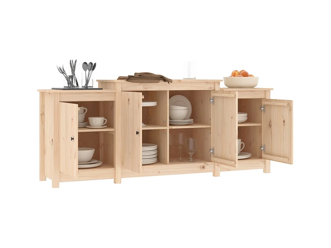 Buffet | Bahut | Meuble de rangement 164x37x68 cm Bois massif de pin