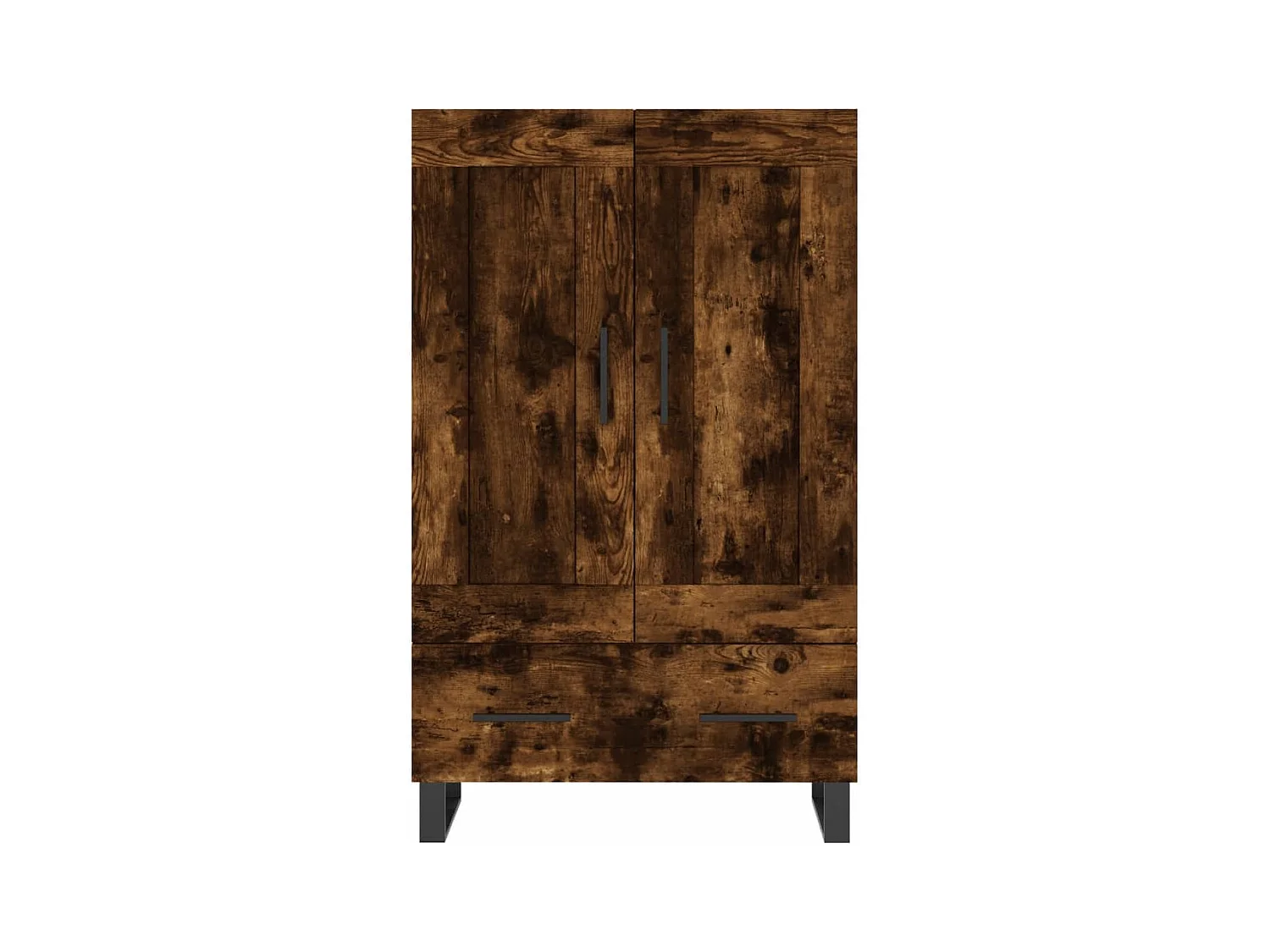 Credenza | Buffet | Armadio Rovere Fumo 69,5x31x115 cm in Legno Multistrato