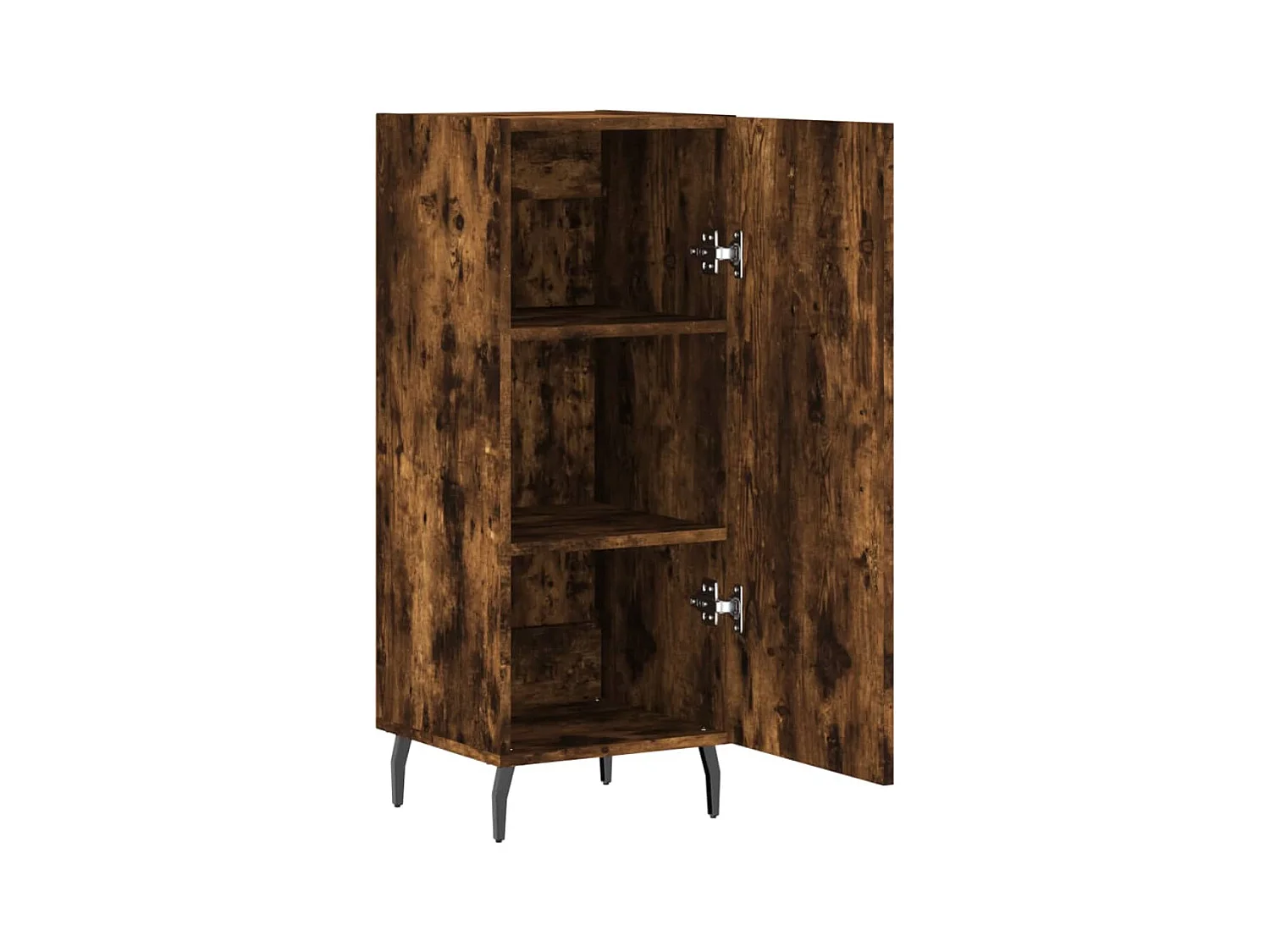 Credenza | Buffet | Armadio Rovere Fumo 34,5x34x90 cm in Legno Multistrato