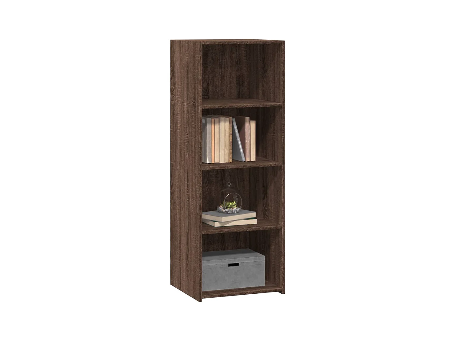 Buffet | Bahut | Meuble de rangement haut chêne marron 45x41x124 cm bois d'ingénierie