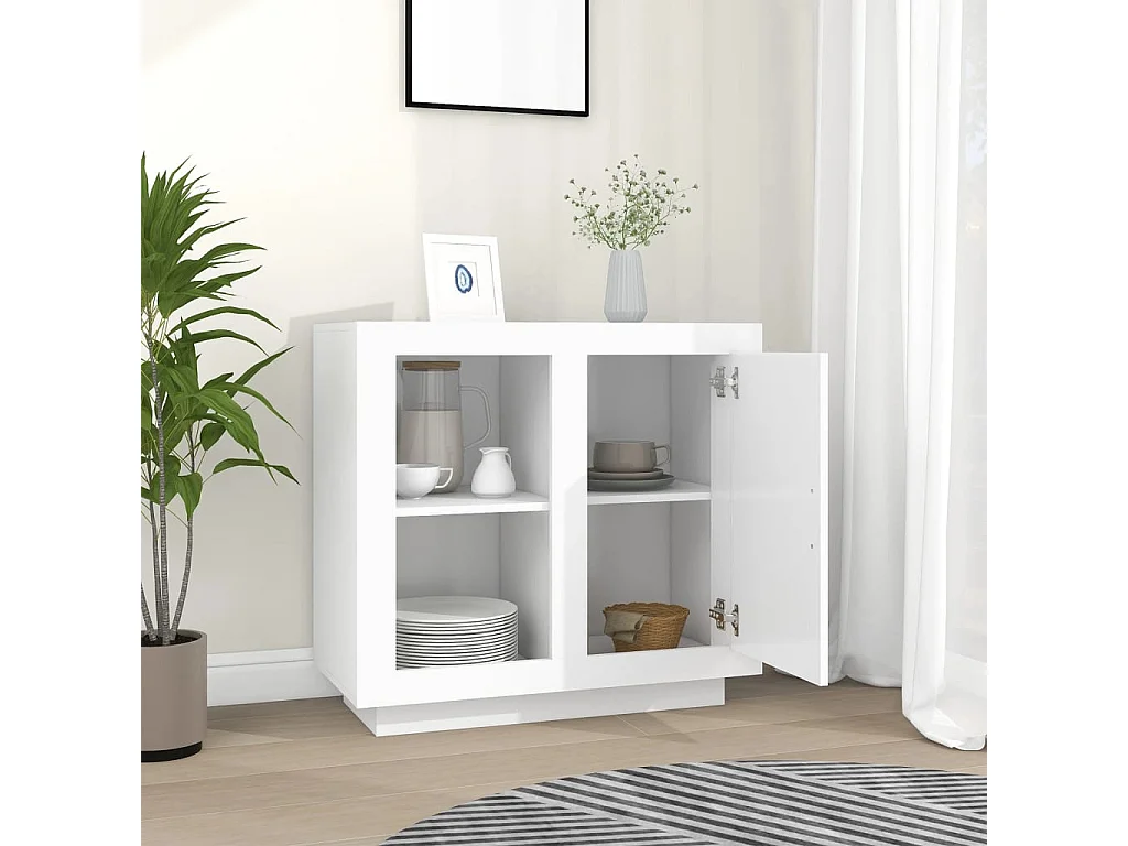 Buffet | Bahut | Meuble de rangement Blanc 80x40x75 cm