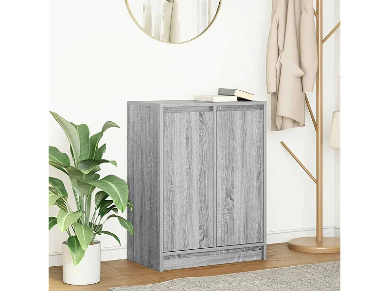 Credenza | Buffet | Armadio Grigio Sonoma 57x34x76 cm in Legno Multistrato