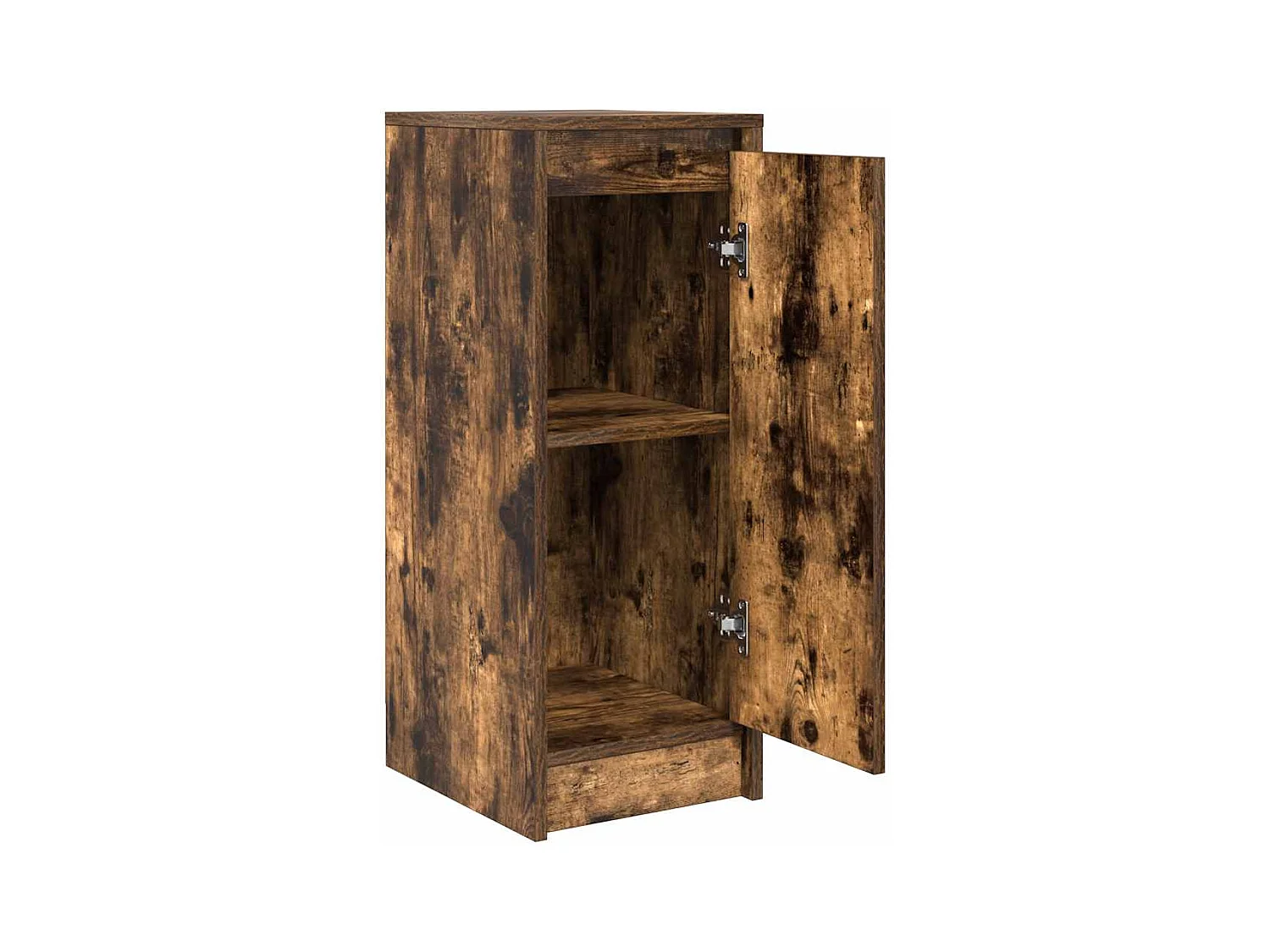 Buffet | Bahut | Meuble de rangement chêne fumé 29,5x34x76 cm bois d'ingénierie