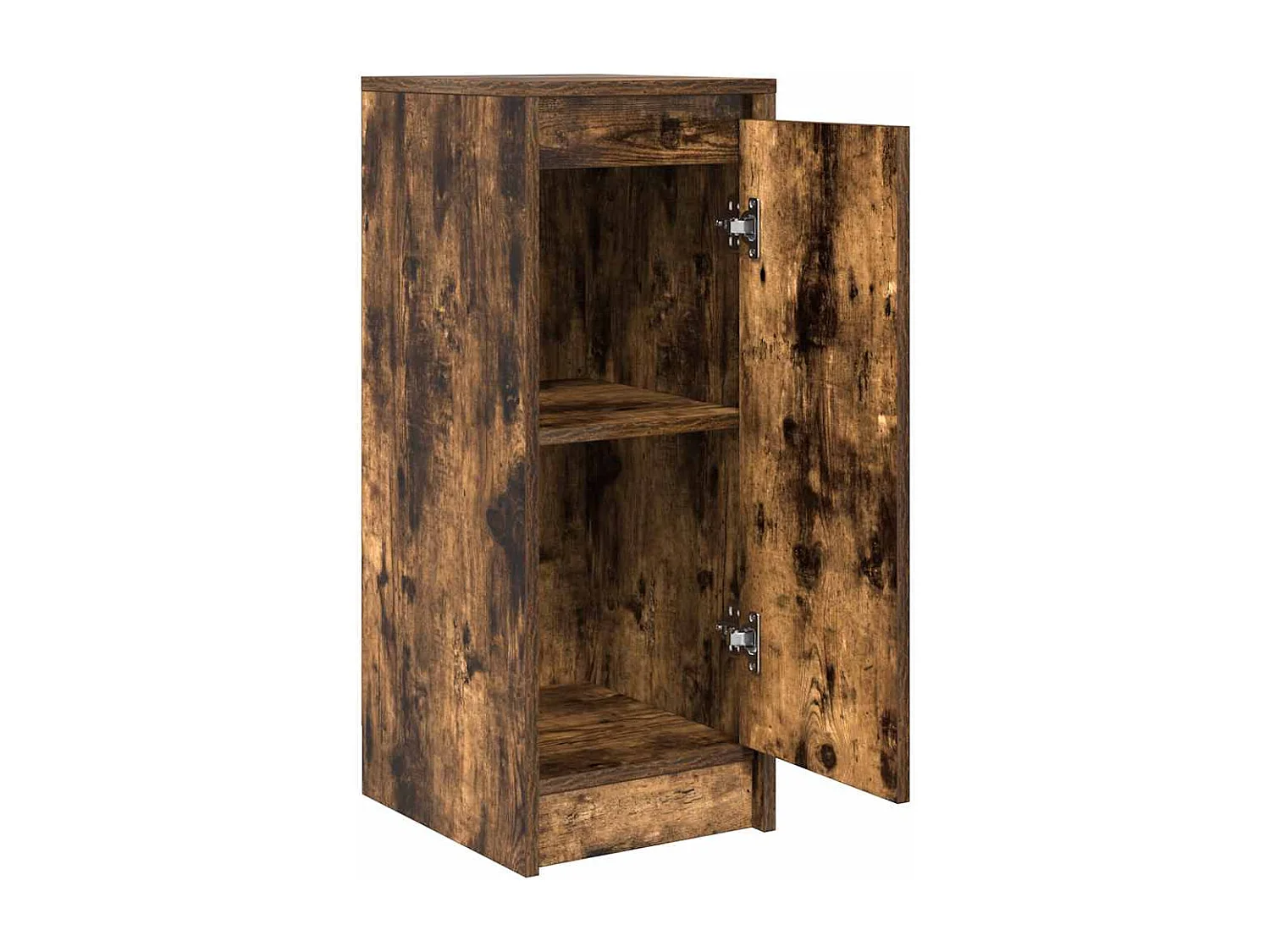 Buffet | Bahut | Meuble de rangement chêne fumé 29,5x34x76 cm bois d'ingénierie