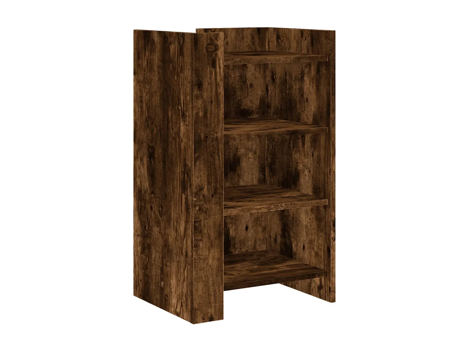 Buffet | Bahut | Meuble de rangement chêne fumé 45x35x75 cm bois d'ingénierie