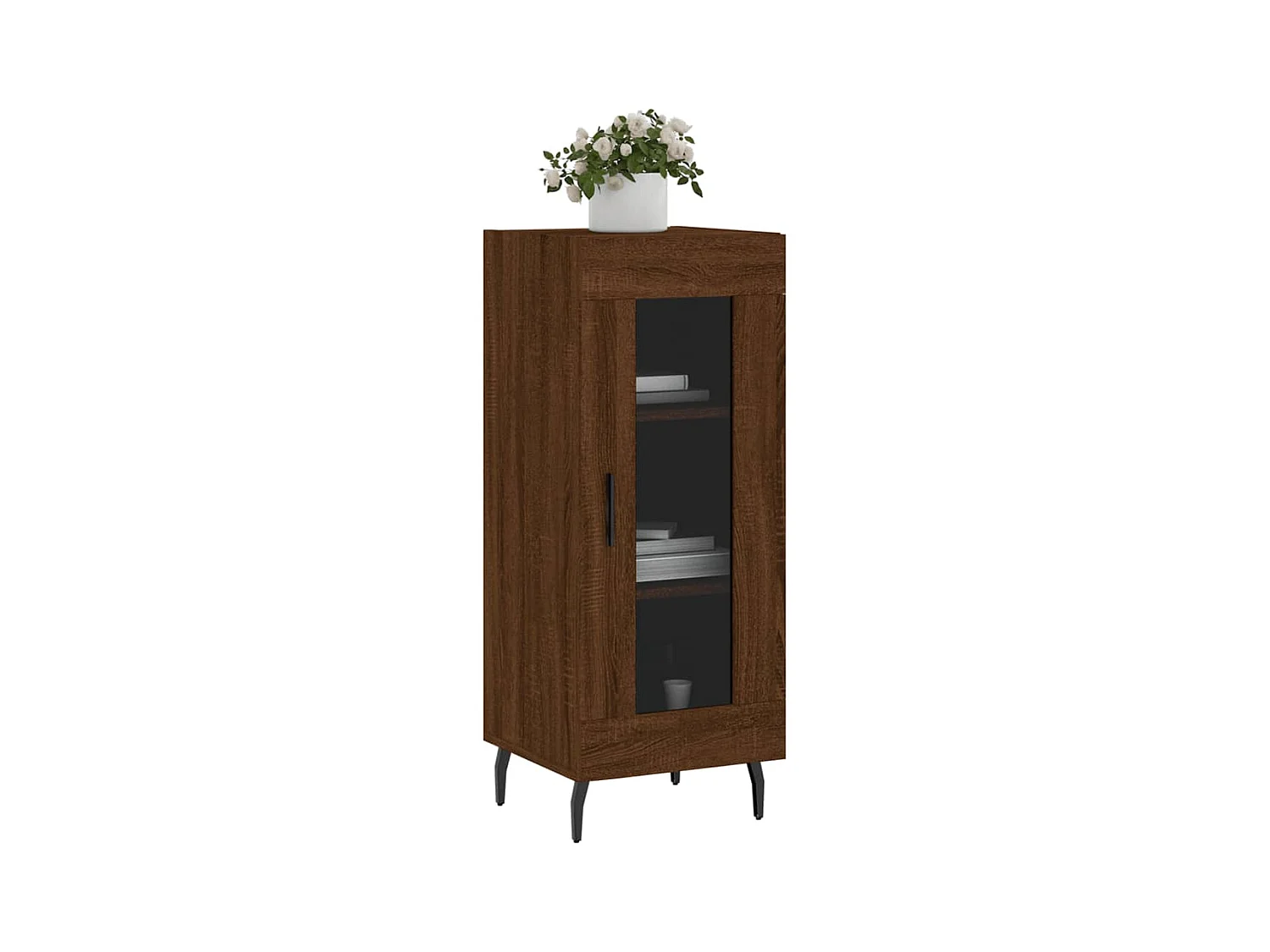 Buffet | Bahut | Meuble de rangement Chêne marron 34,5x34x90 cm Bois d'ingénierie