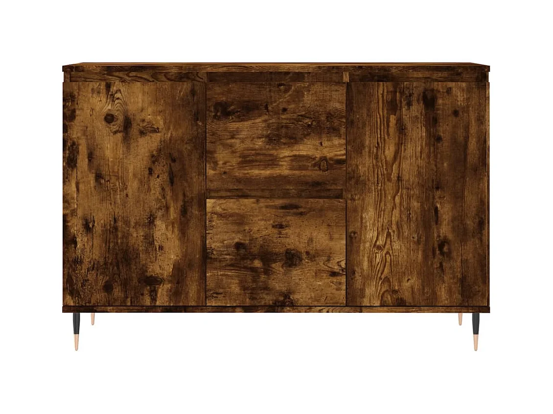 Credenza | Buffet | Armadio Rovere Fumo 104x35x70 cm in Legno Multistrato