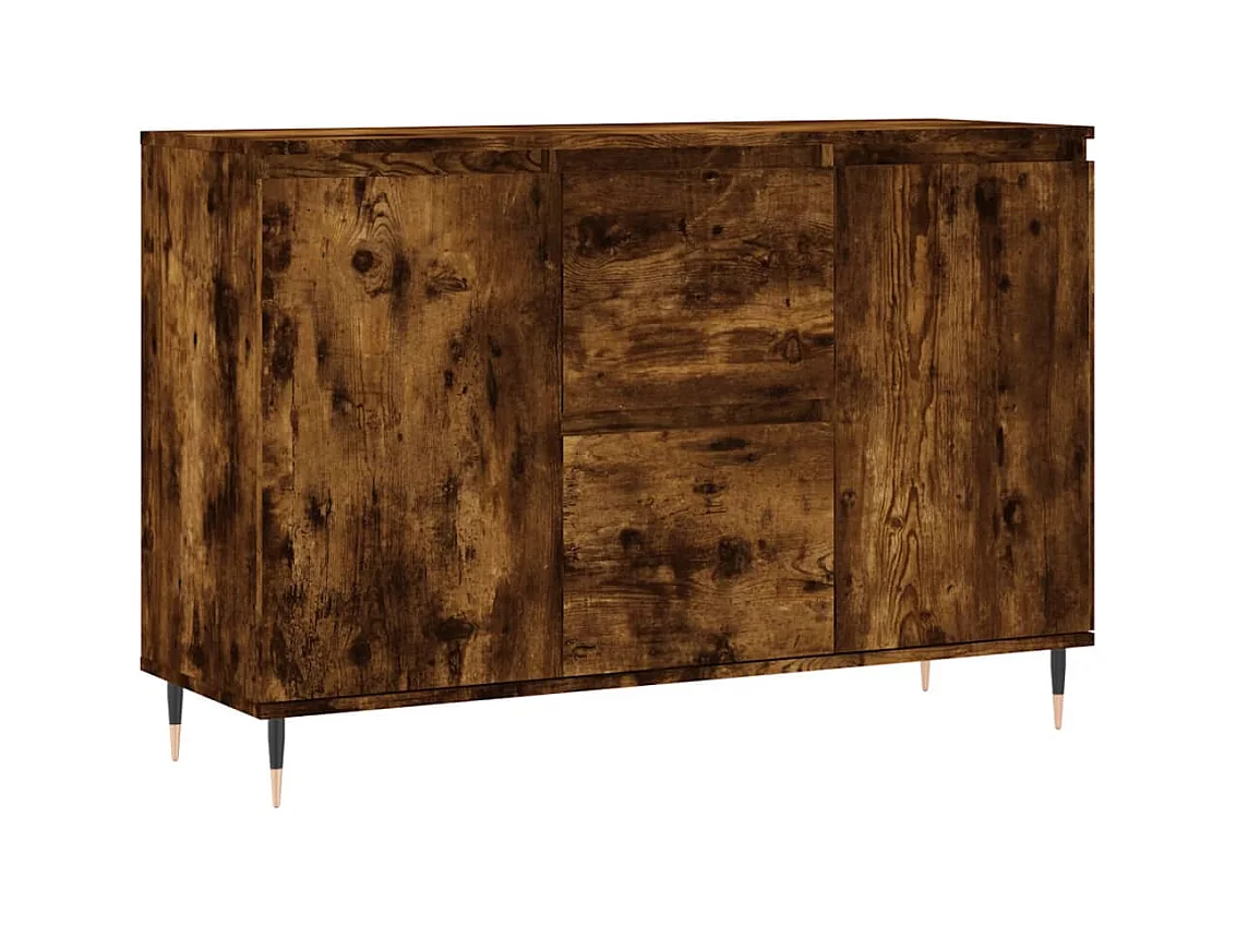 Credenza | Buffet | Armadio Rovere Fumo 104x35x70 cm in Legno Multistrato