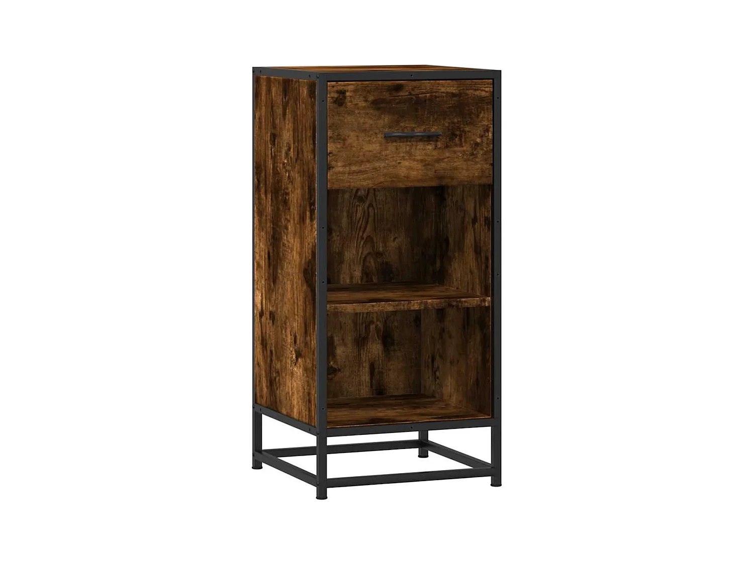 Credenza | Buffet | Armadio Rovere Fumo 35,5x35x76 cm in Truciolato