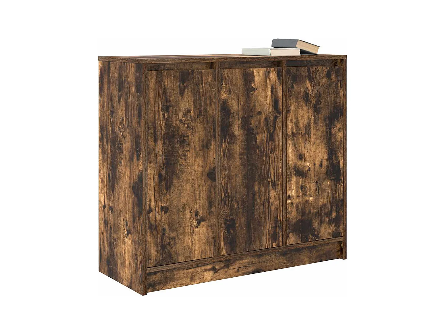 Buffet | Bahut | Meuble de rangement chêne fumé 85x34x76 cm bois d'ingénierie