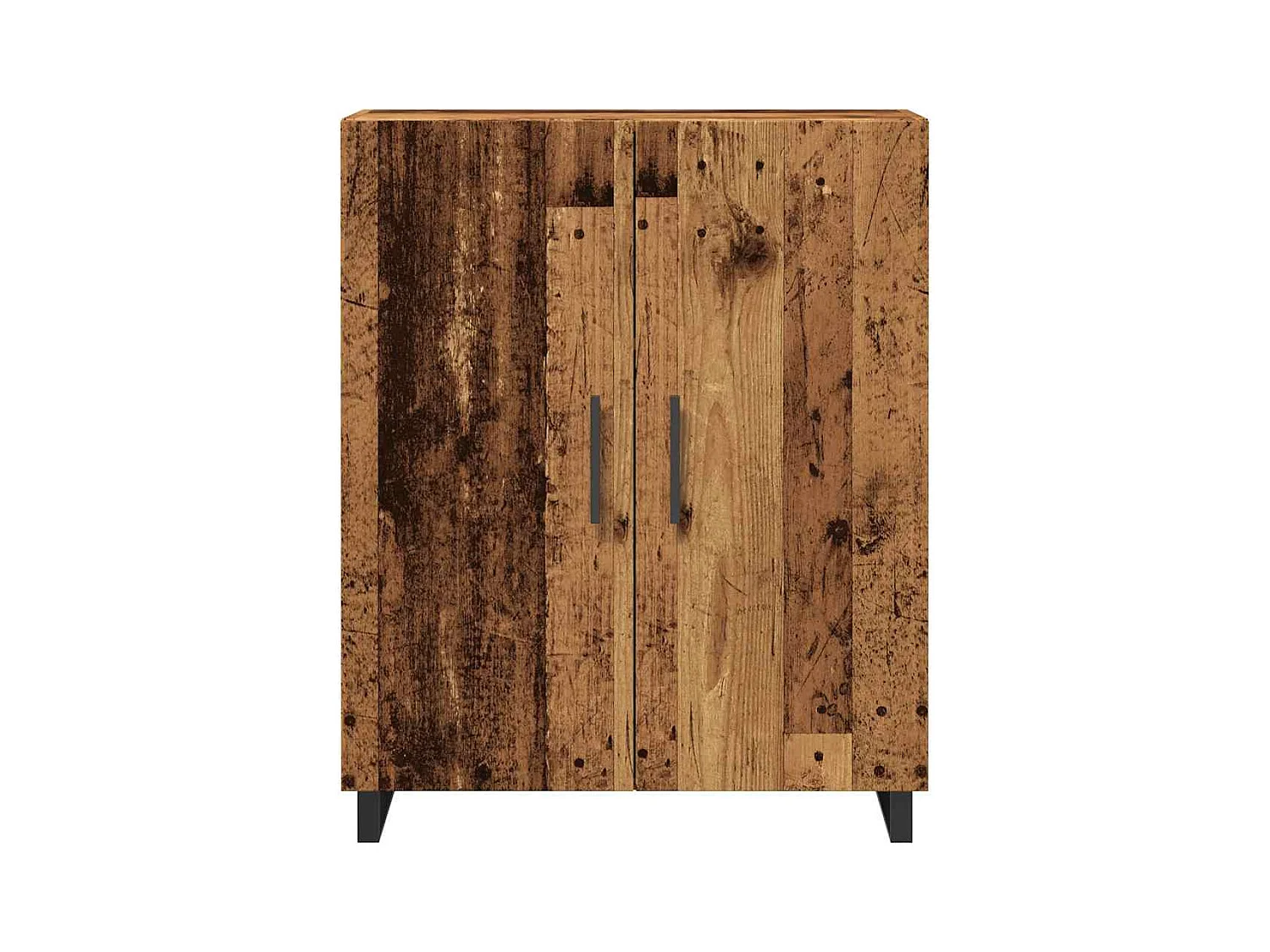 Buffet | Bahut | Meuble de rangement vieux bois 69,5x34x90 cm bois d'ingénierie