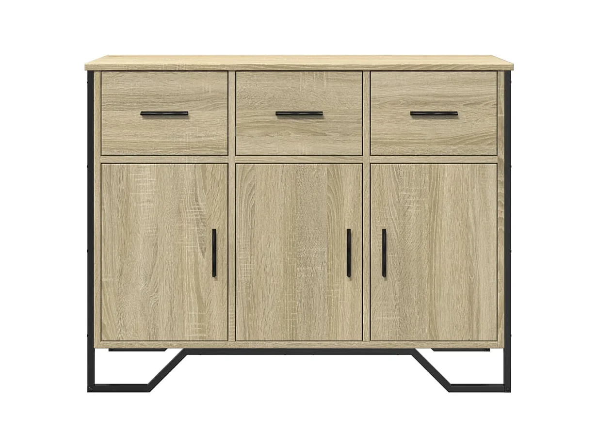 Buffet | Bahut | Meuble de rangement chêne sonoma 97x32,5x74,5 cm bois d'ingénierie