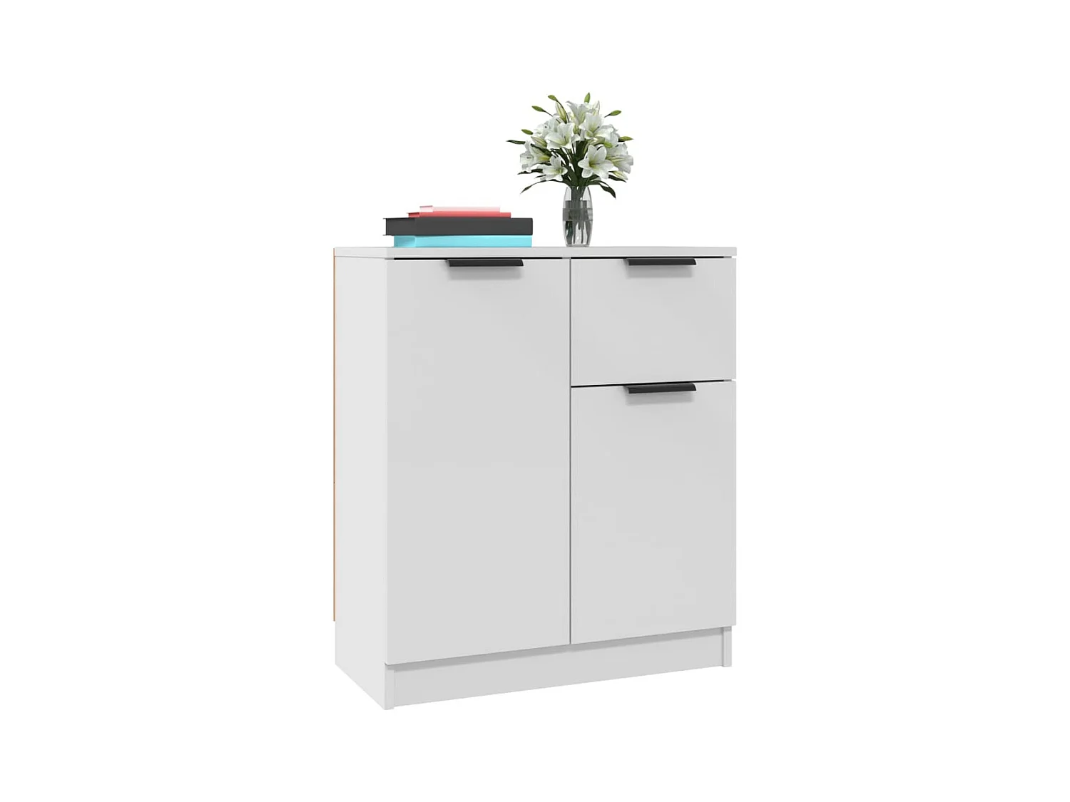 Buffet | Commode à tiroir | Meuble de rangement Blanc 60x30x70 cm Bois d'ingénierie