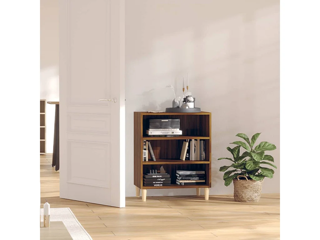 Buffet | Bahut | Meuble de rangement chêne marron 57x35x70 cm bois d'ingénierie