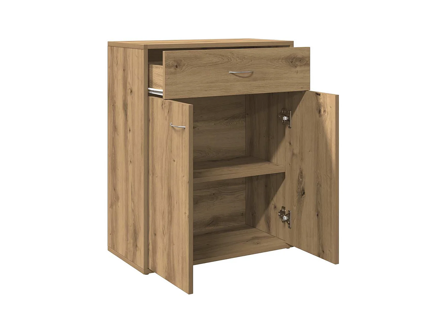 Credenza | Buffet | Armadio Rovere Artigianale 60x30x75 cm in Legno Multistrato