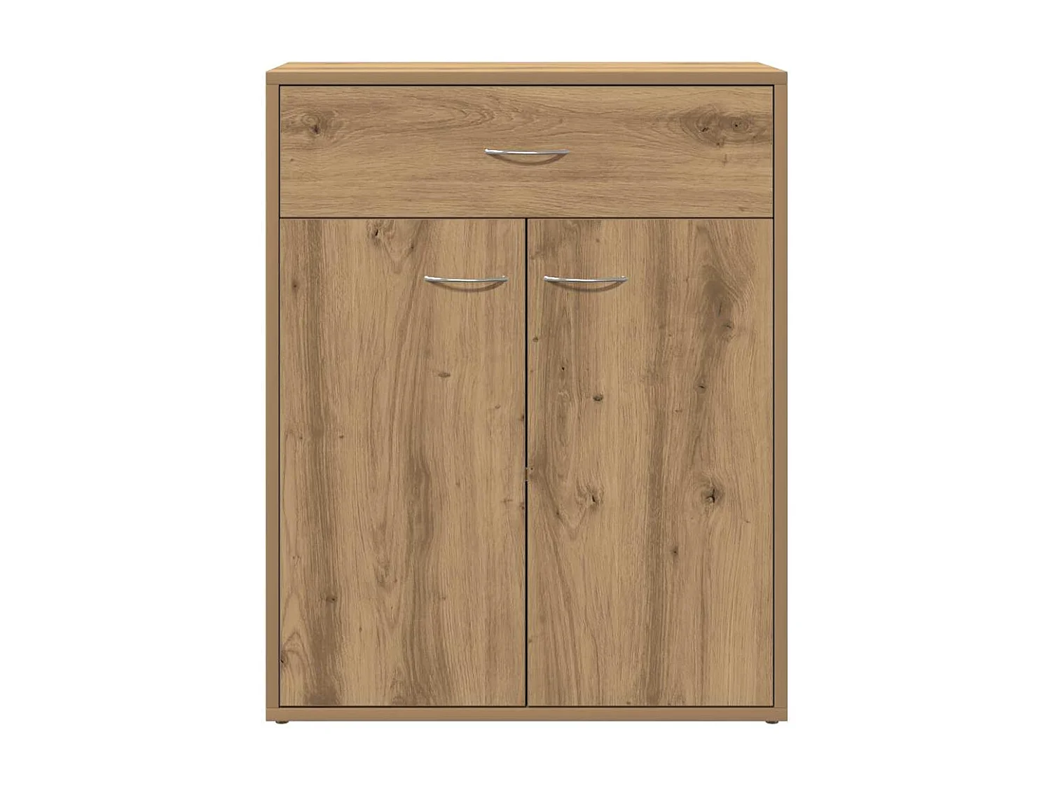 Buffet | Commode à tiroir | Meuble de rangement chêne artisanal 60x30x75 cm bois d'ingénierie