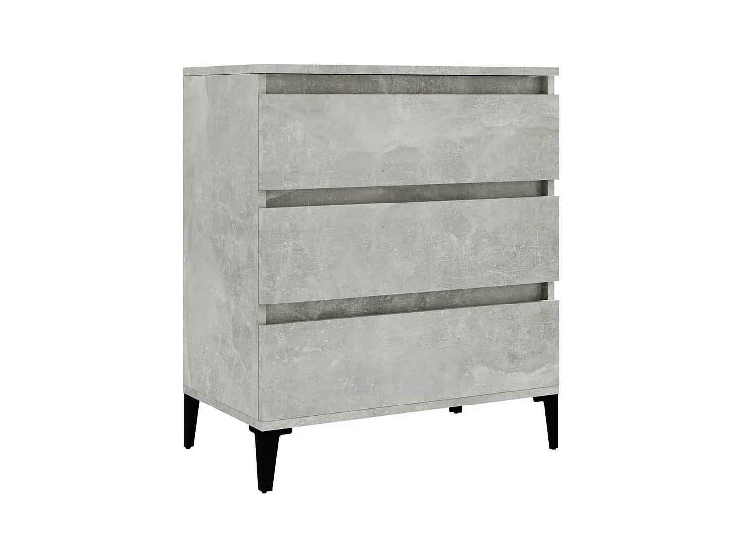 Credenza | Buffet | Armadio Grigio Cemento 60x35x70 cm in Legno Multistrato