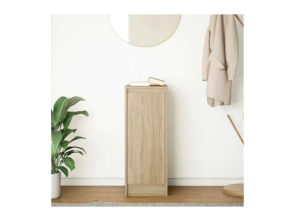 Buffet | Bahut | Meuble de rangement chêne sonoma 29,5x34x76 cm bois d'ingénierie