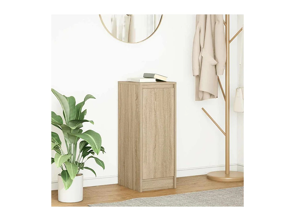 Credenza | Buffet | Armadio Rovere Sonoma 29,5x34x76 cm in Legno Multistrato