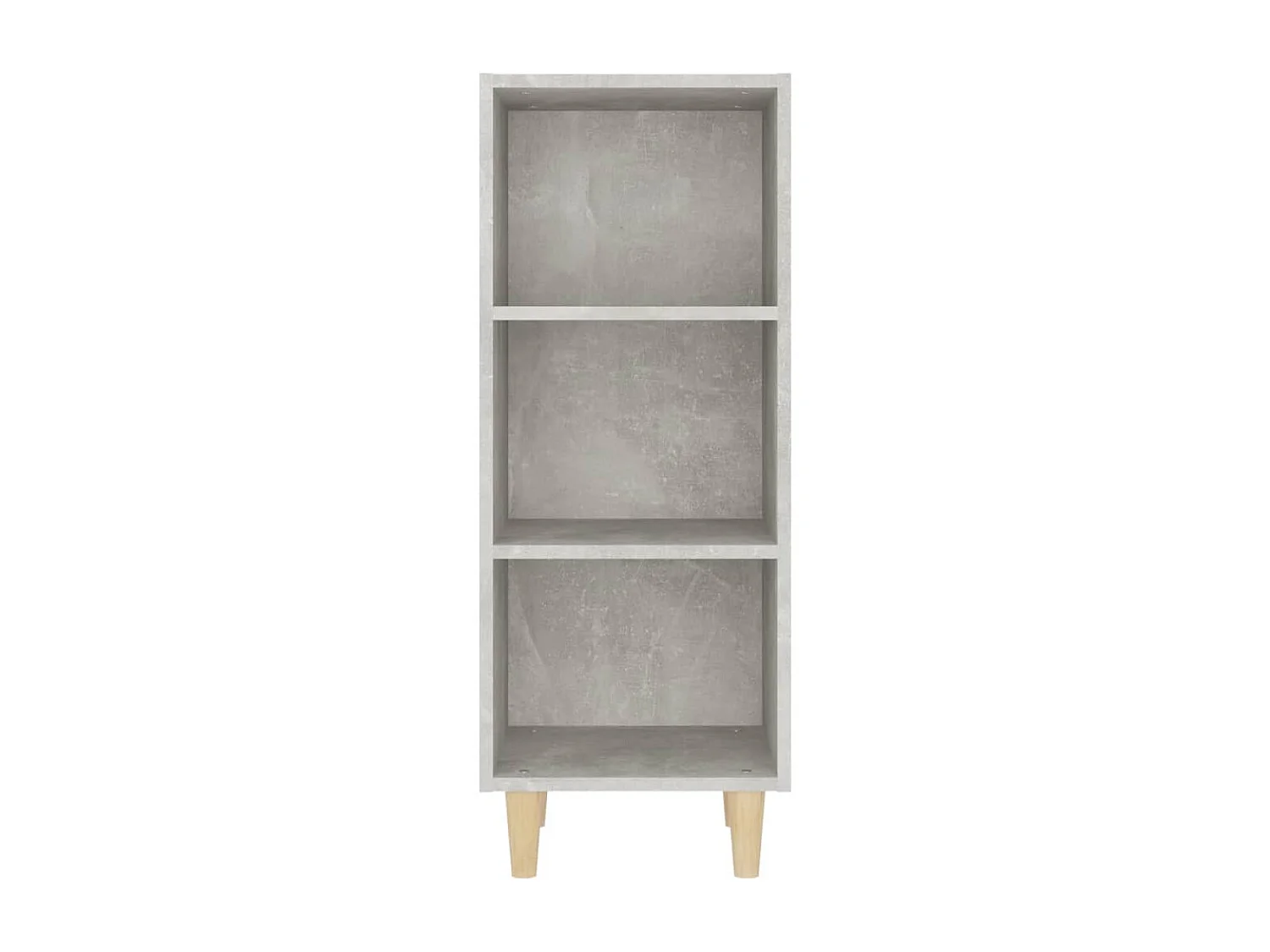 Credenza | Buffet | Armadio Grigio Cemento 34,5x32,5x90 cm in Legno Multistrato