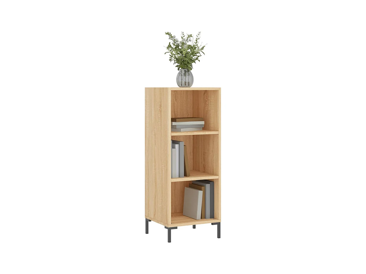 Buffet | Bahut | Meuble de rangement chêne sonoma 34,5x32,5x90 cm bois d'ingénierie