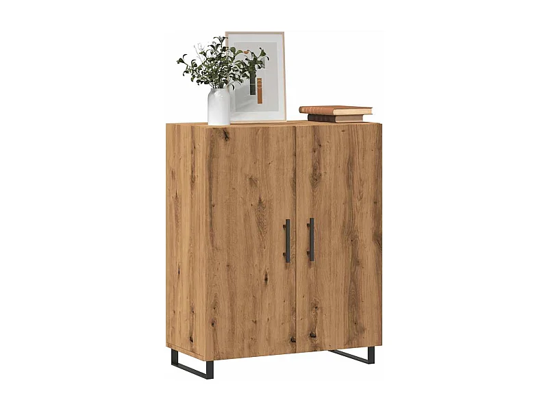 Credenza | Buffet | Armadio Rovere Artigianale 69,5x34x90 cm in Legno Multistrato