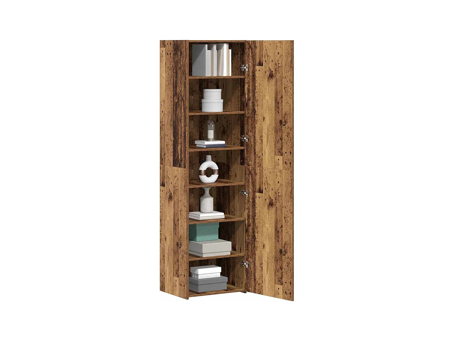 Buffet | Bahut | Meuble de rangement Vieilli 50x42.5x185 cm Bois d'Ingénierie