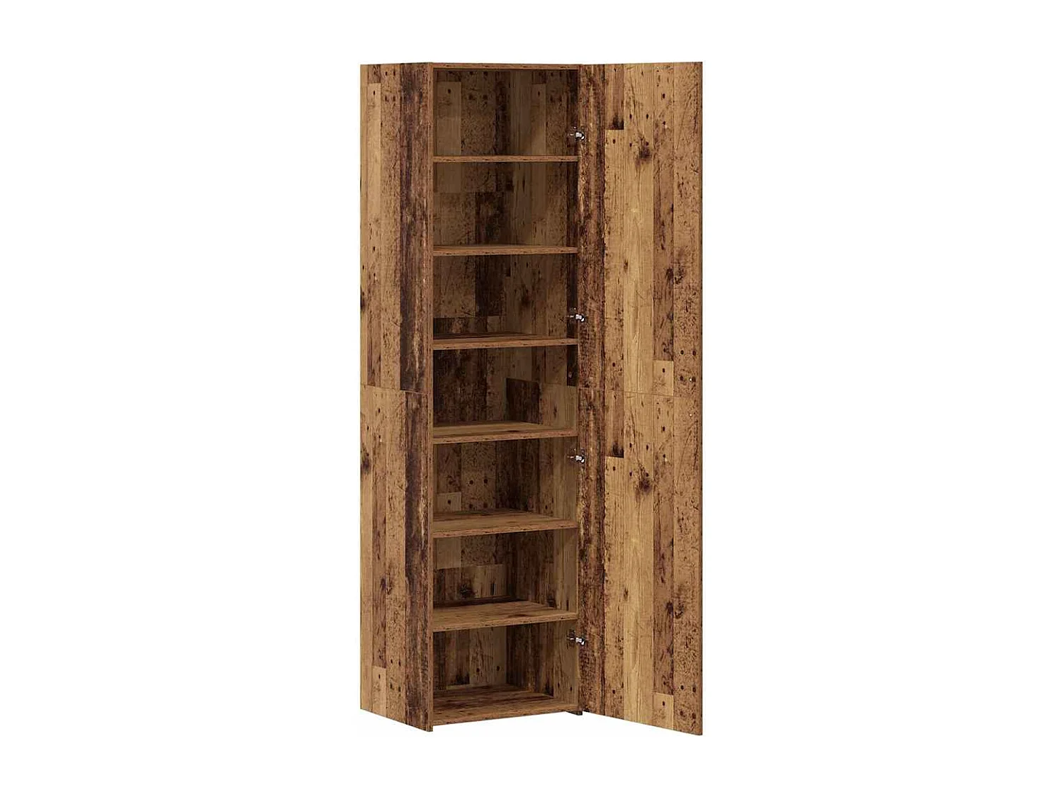 Highboard | Credenza| Armadio alto Legno Vecchio 50x42.5x185 cm Legno Ingegnerizzato