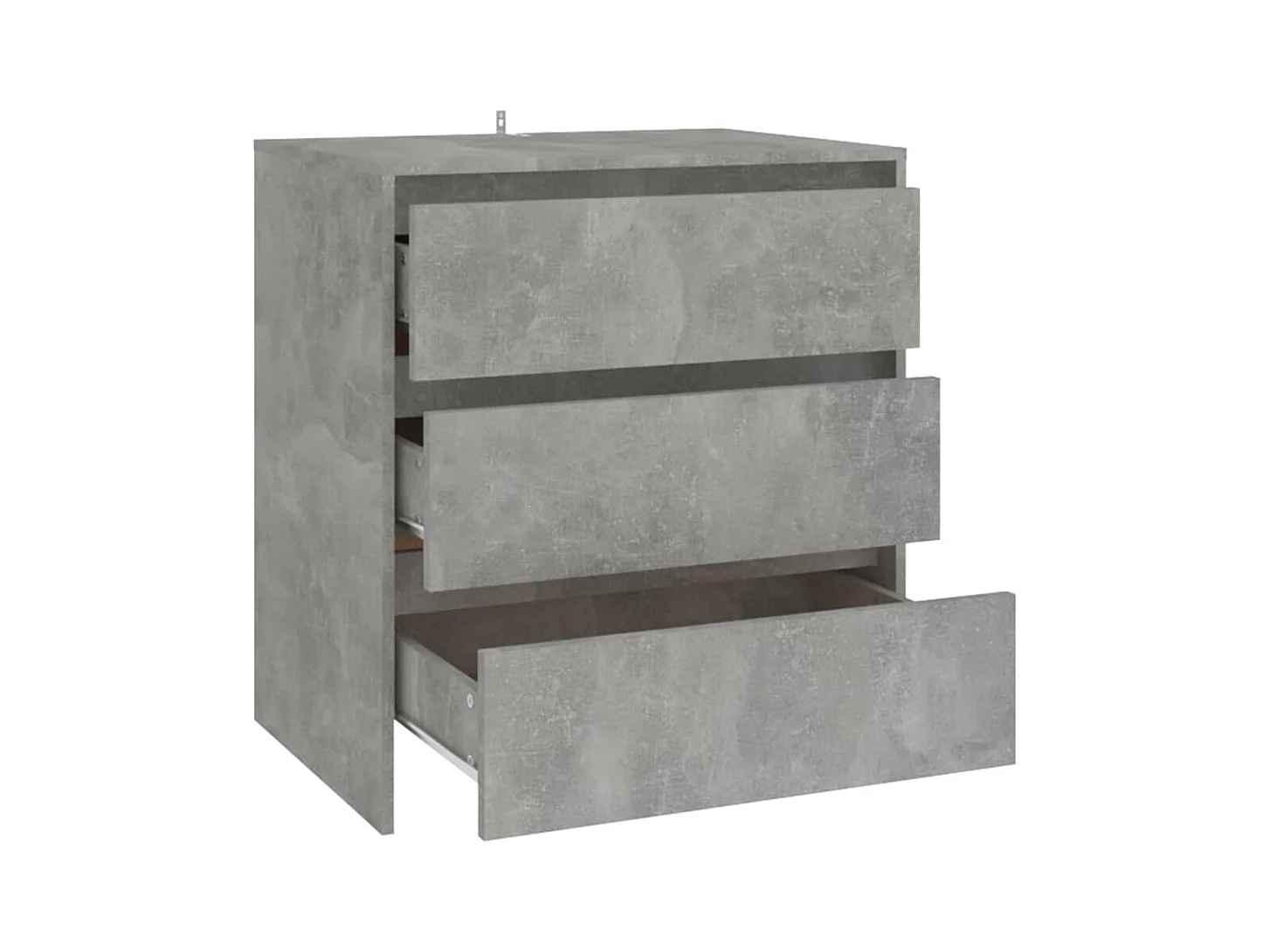 Buffet | Bahut | Meuble de rangement Gris béton 70x41x75 cm Bois d'ingénierie