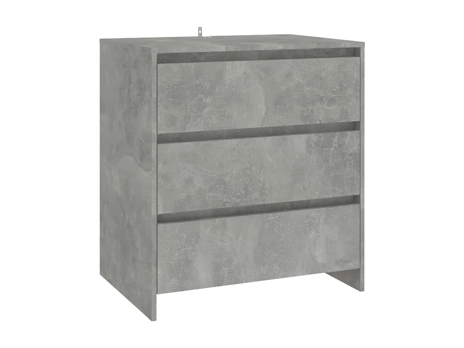 Buffet | Bahut | Meuble de rangement Gris béton 70x41x75 cm Bois d'ingénierie